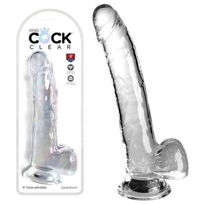 Dildo Réalisme - Pipedream - King Cock Clear 9" Cock with Balls  Dildo Réalisme King Cock Clear 9" Cock with Balls de Pipedream Pipedream Sensations plus
