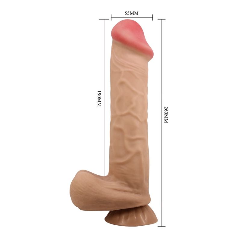 Dildo Réaliste Articulé XXL - Pretty Love Mendel 26cm | Ventouse Pretty Love Sensations plus