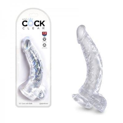 Dildo Réaliste - Pipedream - King Cock - Dildo 7.5 po Avec Testicules Pipedream Sensations plus