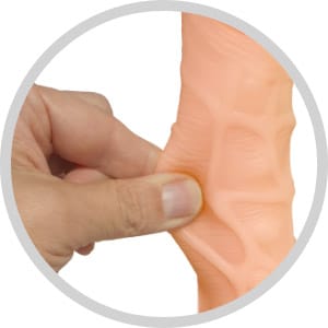 Dildo Réaliste, Prépuce & Ventouse - Real Brad 22 cm | Real Body Real Body Sensations plus