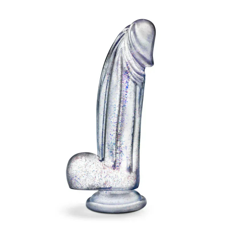 Dildo Realiste & Ventouse - Naturally Yours Bling |  Clair Scintillant & Harnais Compatible Blush Novelties Sensations plus
