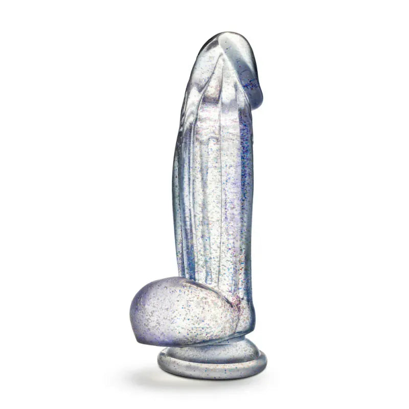 Dildo Realiste & Ventouse - Naturally Yours Bling |  Clair Scintillant & Harnais Compatible Blush Novelties Sensations plus