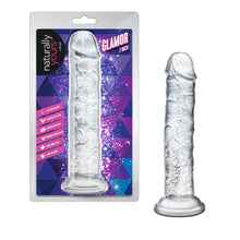 Dildo Realiste & Ventouse - Naturally Yours Glamor | Clair Scintillant & Harnais Compatible Blush Novelties Sensations plus