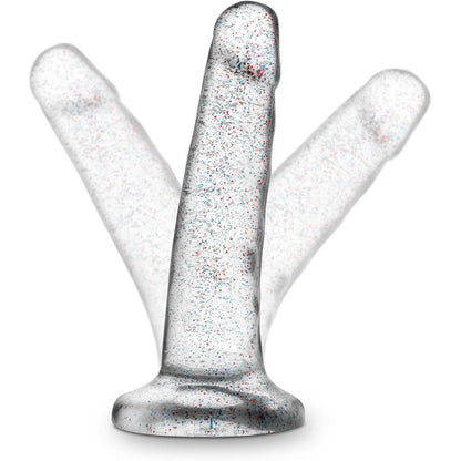 Dildo Réaliste & Ventouse - Naturally Yours Glitter | 5.5" Scintillant & Harnais Compatible Blush Novelties Sensations plus