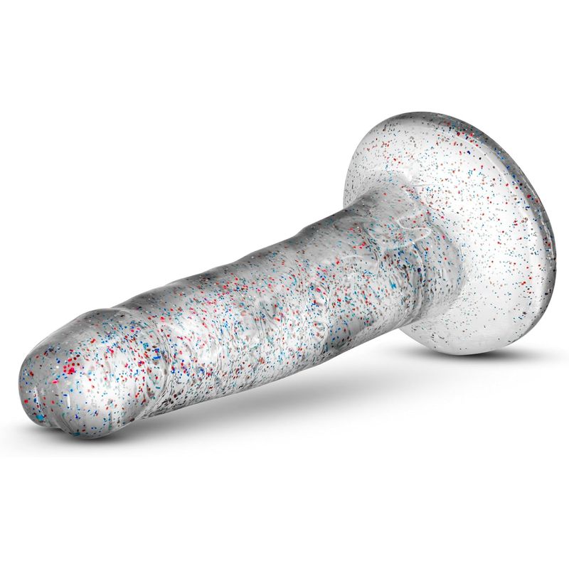 Dildo Réaliste & Ventouse - Naturally Yours Glitter | 5.5" Scintillant & Harnais Compatible Blush Novelties Sensations plus
