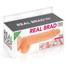 Dildo Réaliste, Ventouse & Prépuce - Real Brad 20 cm | Real Body Real Body Sensations plus