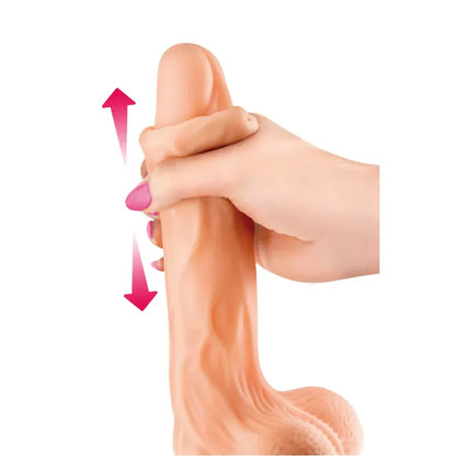 Dildo Réaliste, Ventouse & Prépuce - Real Brad 20 cm | Real Body Real Body Sensations plus