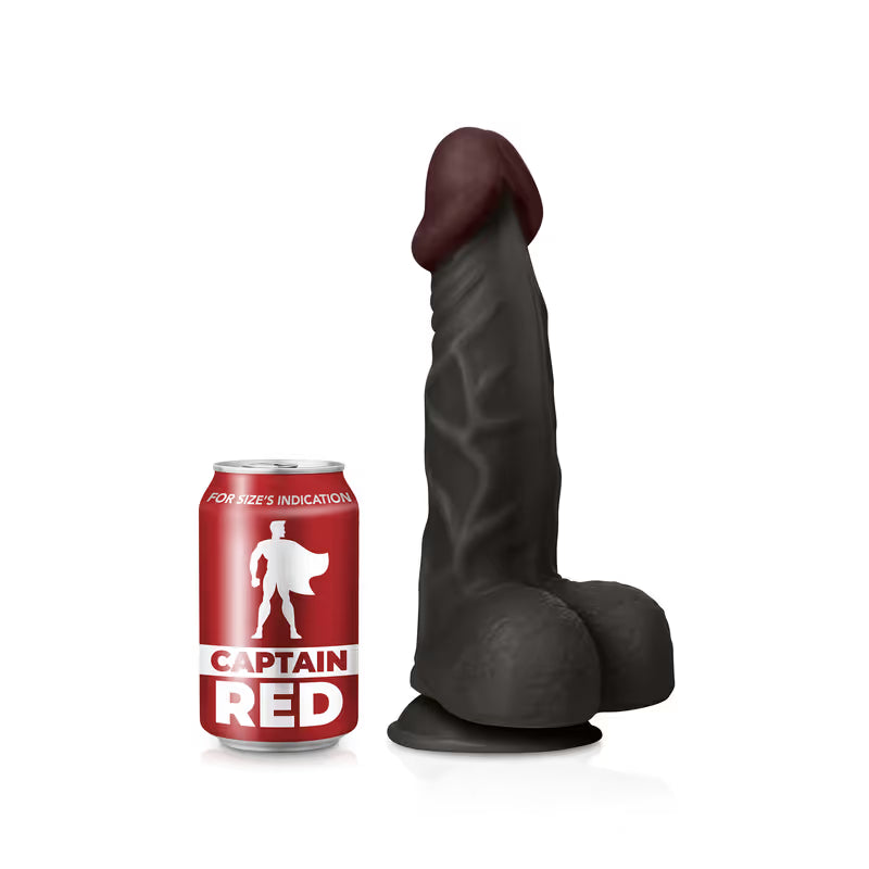 Dildo Réaliste XL - The Amazing 23 cm | Ventouse Puissante & Harnais Compatible Captain Red Sensations plus