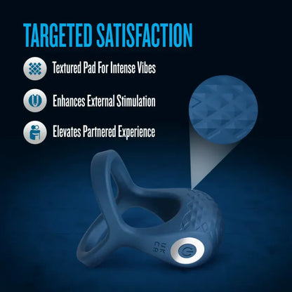 Double Anneau Vibrant - Performance Plus Dual Flex Pro | Anneau Pénien & Testiculaire Blush Novelties Sensations plus