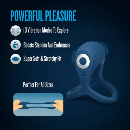 Double Anneau Vibrant - Performance Plus Dual Flex Pro | Anneau Pénien & Testiculaire Blush Novelties Sensations plus