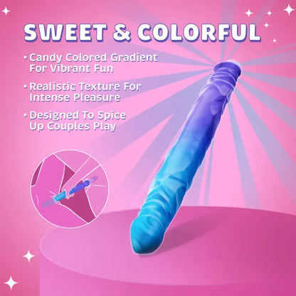 Double Dildo Réaliste Large 13,75 po - Sugar Stud | B Yours Blush Novelties Sensations plus