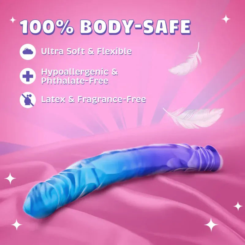 Double Dildo Réaliste Large 13,75 po - Sugar Stud | B Yours Blush Novelties Sensations plus