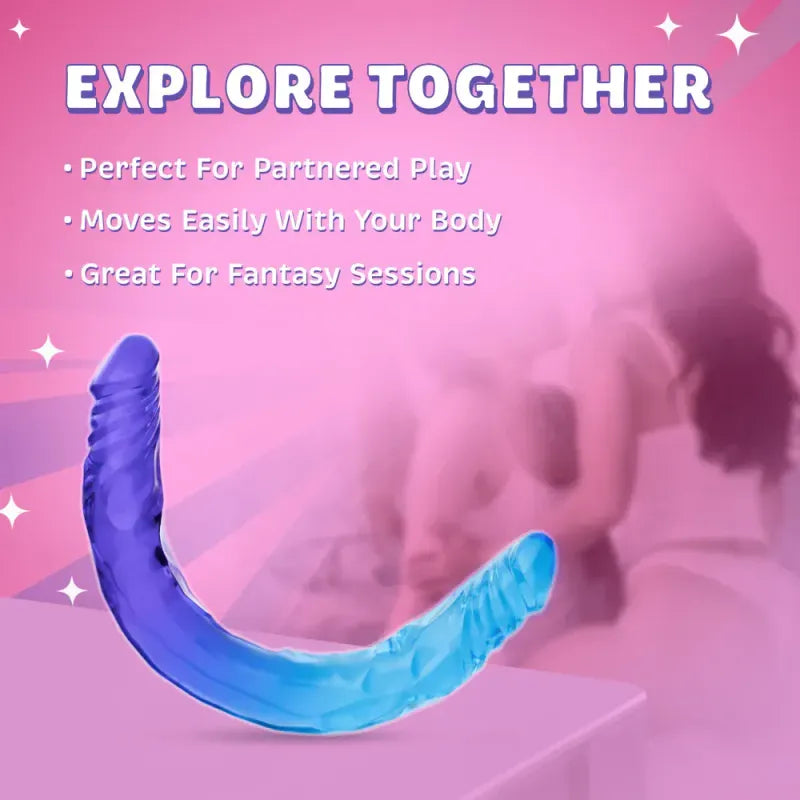 Double Dildo Réaliste Large 13,75 po - Sugar Stud | B Yours Blush Novelties Sensations plus