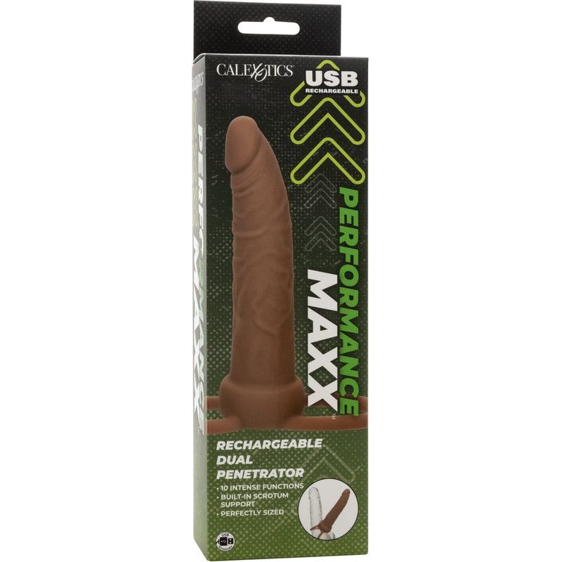 Double Pénétration - Performance Maxx - Rechargeable Dual Penetrator CalExotics Sensations plus