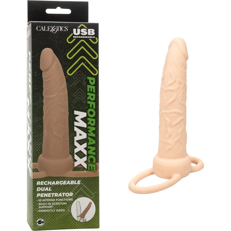 Double Pénétration - Performance Maxx - Rechargeable Dual Penetrator CalExotics Sensations plus