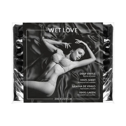 Drap en Vinyle Format XXL - Wet Love | Résistant & Souple en Noir ou Rouge FetishTentation Sensations plus