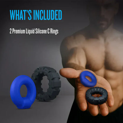 Ensemble d'Anneaux d’Érection - Performance Plus Engage | Érection & Plaisir Prolongé Performance Plus Sensations plus