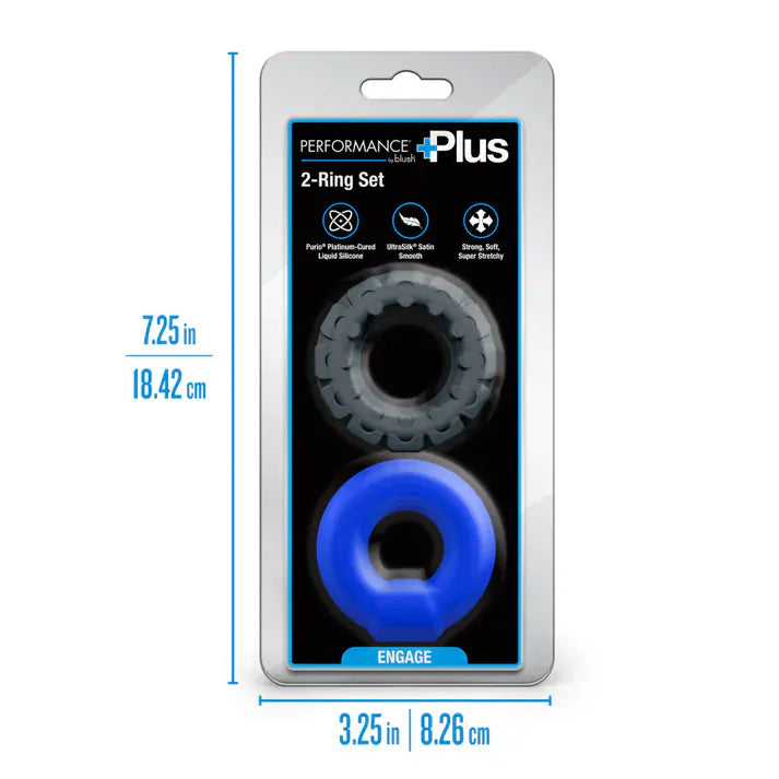 Ensemble d'Anneaux d’Érection - Performance Plus Engage | Érection & Plaisir Prolongé Performance Plus Sensations plus