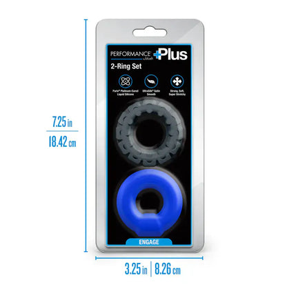 Ensemble d'Anneaux d’Érection - Performance Plus Engage | Érection & Plaisir Prolongé Performance Plus Sensations plus