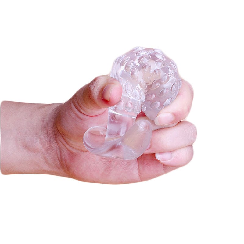 Ensemble de 3 Plugs Anaux - Crystal Ballers | Flexible & Texturé Wet Dreams Sensations plus