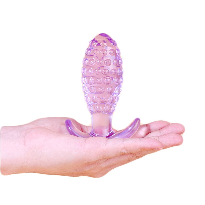 Ensemble de 3 Plugs Anaux - Crystal Ballers | Flexible & Texturé Wet Dreams Sensations plus