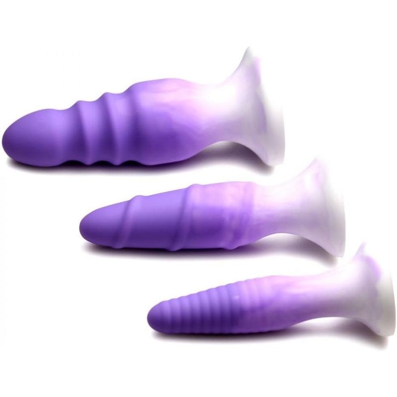 Ensemble de 3 Plugs Anaux - Simply Sweet | Texturé en Silicone Simply Sweet Sensations plus