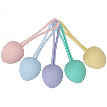 Ensemble de Boules de Kegel - Loveline PelviFit Kegel Kit | 5 Sphères de Poids Progressifs Loveline Sensations plus