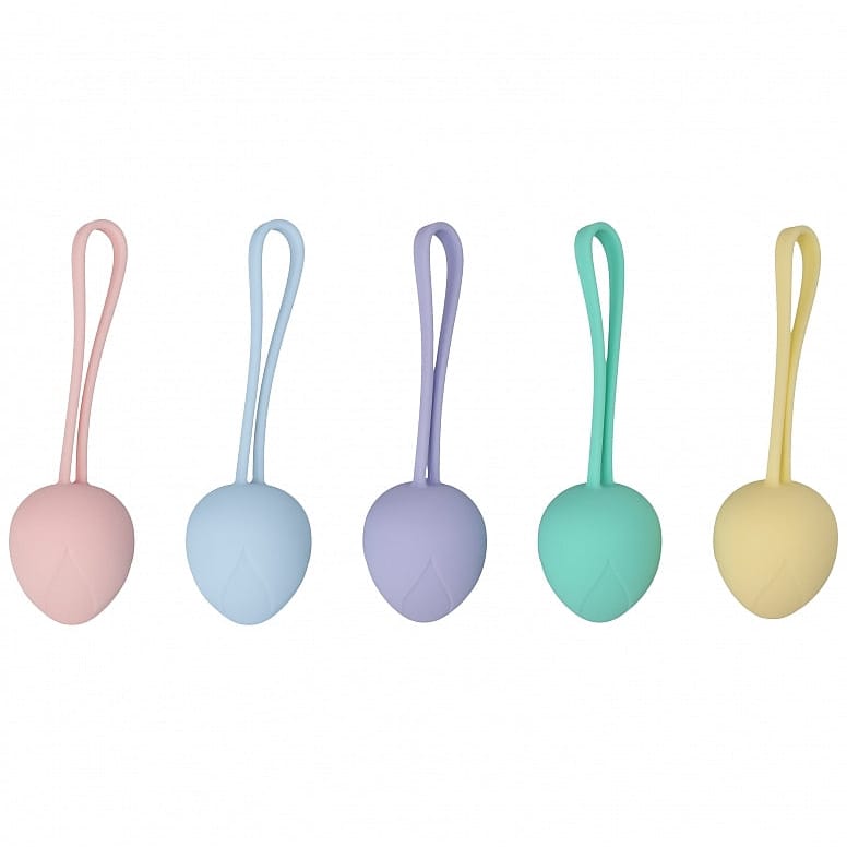 Ensemble de Boules de Kegel - Loveline PelviFit Kegel Kit | 5 Sphères de Poids Progressifs Loveline Sensations plus