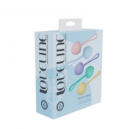 Ensemble de Boules de Kegel - Loveline PelviFit Kegel Kit | 5 Sphères de Poids Progressifs Loveline Sensations plus