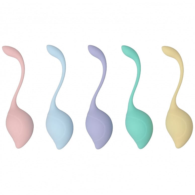 Ensemble de Boules de Kegel - Loveline PelviFit Stem Kit | 5 Sphères de Poids Progressifs Loveline Sensations plus