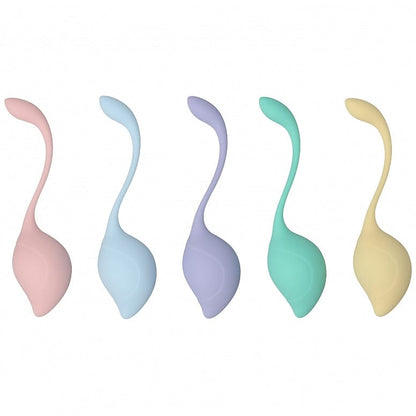 Ensemble de Boules de Kegel - Loveline PelviFit Stem Kit | 5 Sphères de Poids Progressifs Loveline Sensations plus