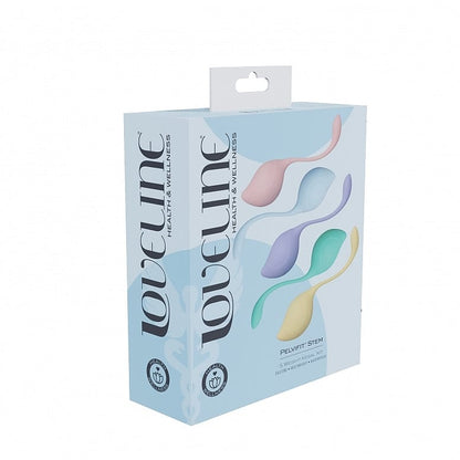 Ensemble de Boules de Kegel - Loveline PelviFit Stem Kit | 5 Sphères de Poids Progressifs Loveline Sensations plus