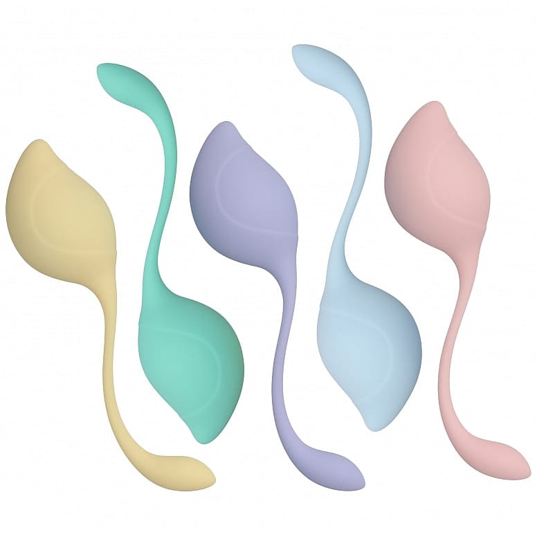 Ensemble de Boules de Kegel - Loveline PelviFit Stem Kit | 5 Sphères de Poids Progressifs Loveline Sensations plus
