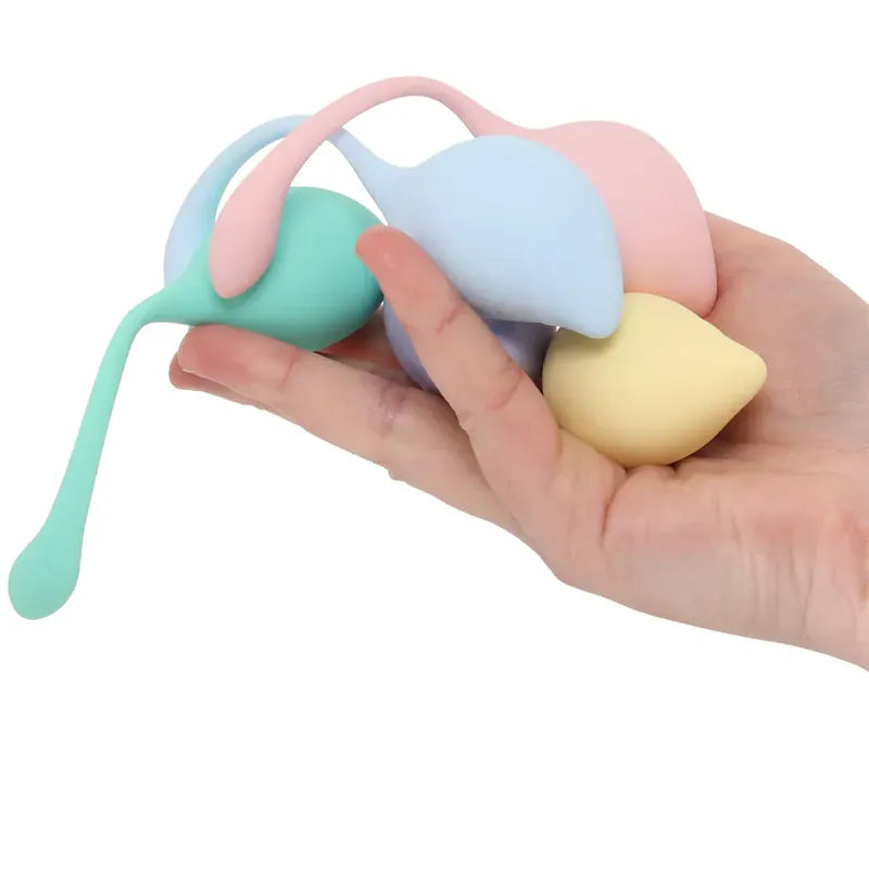 Ensemble de Boules de Kegel - Loveline PelviFit Stem Kit | 5 Sphères de Poids Progressifs Loveline Sensations plus