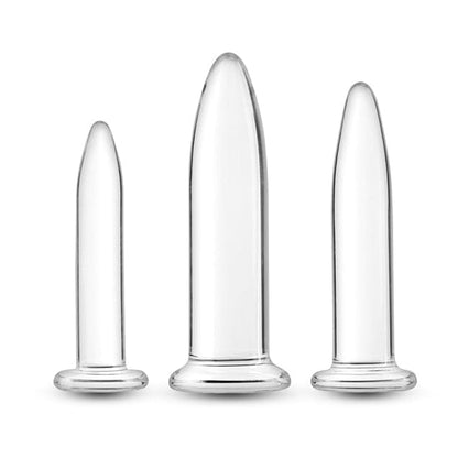 Ensemble de Dilatateurs en Verre - Crystal 3 Pièces | Kit d’Entraînement Anal & Vaginal NS Novelties Sensations plus