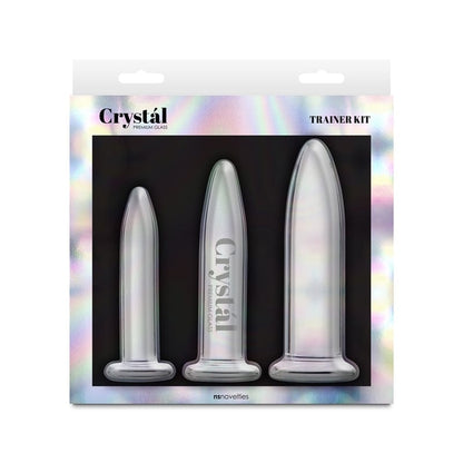 Ensemble de Dilatateurs en Verre - Crystal 3 Pièces | Kit d’Entraînement Anal & Vaginal NS Novelties Sensations plus