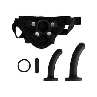 Ensemble de Dildos & Harnais Vibrant - Harness Kit | Adore U Duo Adore U DUO Sensations plus