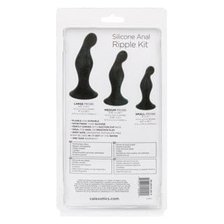 Ensemble de Plug Anal & Prostate - Silicone Anal Ripple Kit | Trio de Plugs Ondulés Calexotics Sensations plus