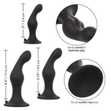 Ensemble de Plug Anal & Prostate - Silicone Anal Ripple Kit | Trio de Plugs Ondulés Calexotics Sensations plus