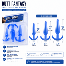 Ensemble de Plugs Anaux - Butt Fantasy | Excellent Power Excellent Power Sensations plus