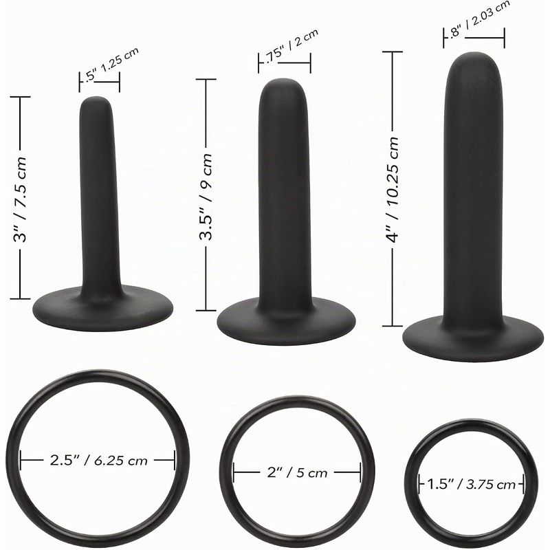 Ensemble Harnais & 3 Sondes - Silicone Pegging Kit | Boundless Calexotics Sensations plus