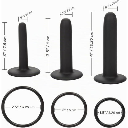Ensemble Harnais & 3 Sondes - Silicone Pegging Kit | Boundless Calexotics Sensations plus