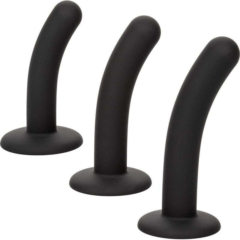 Ensemble Harnais et Dildos - Boundless - Silicone Curve Pegging Kit CalExotics Sensations plus