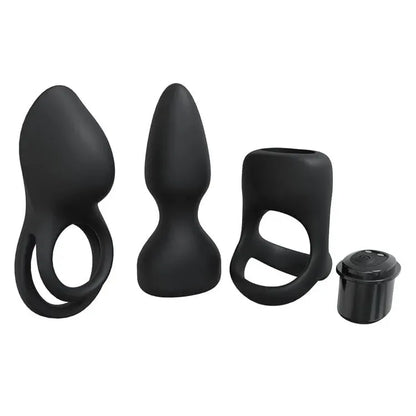 Ensemble Vibrant 3-en-1 - Loveline Pleasure Kit | 10 Modes & 3 Sleeves Interchangeables Loveline Sensations plus