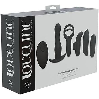 Ensemble Vibrant 4-en-1 - Loveline Kit Supreme de Weekend | Kit Polyvalent à Distance Loveline Sensations plus