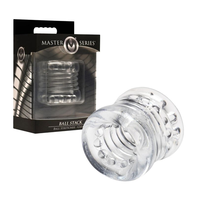 Étireur & Extenseur de Testicules - Master Series Ball Stack | Texturé, Confort & Plaisir Master Series Sensations plus