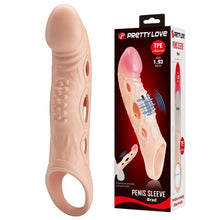 Extension à Pénis - Pretty Love Brad | Gaine Vibrante +5 cm Pretty Love Sensations plus