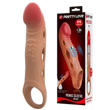 Extension à Pénis - Pretty Love Brad | Gaine Vibrante +5 cm Pretty Love Sensations plus