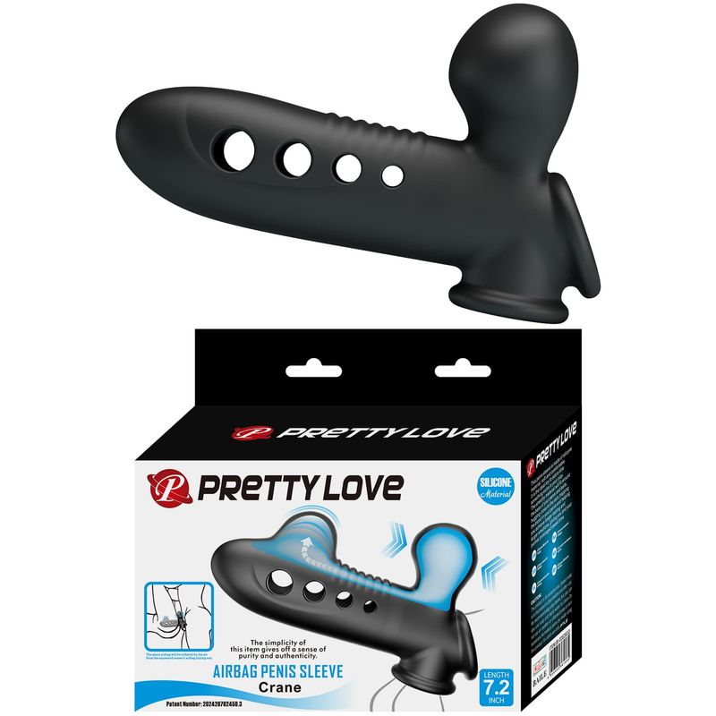 Extension à Pénis & Testicules - Pretty Love Crane | Gonflable & Volume Amplifié Pretty Love Sensations plus