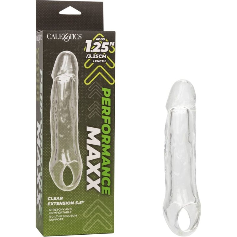 Extension - Performance Maxx -  Clear Extension 5.5" CalExotics Sensations plus